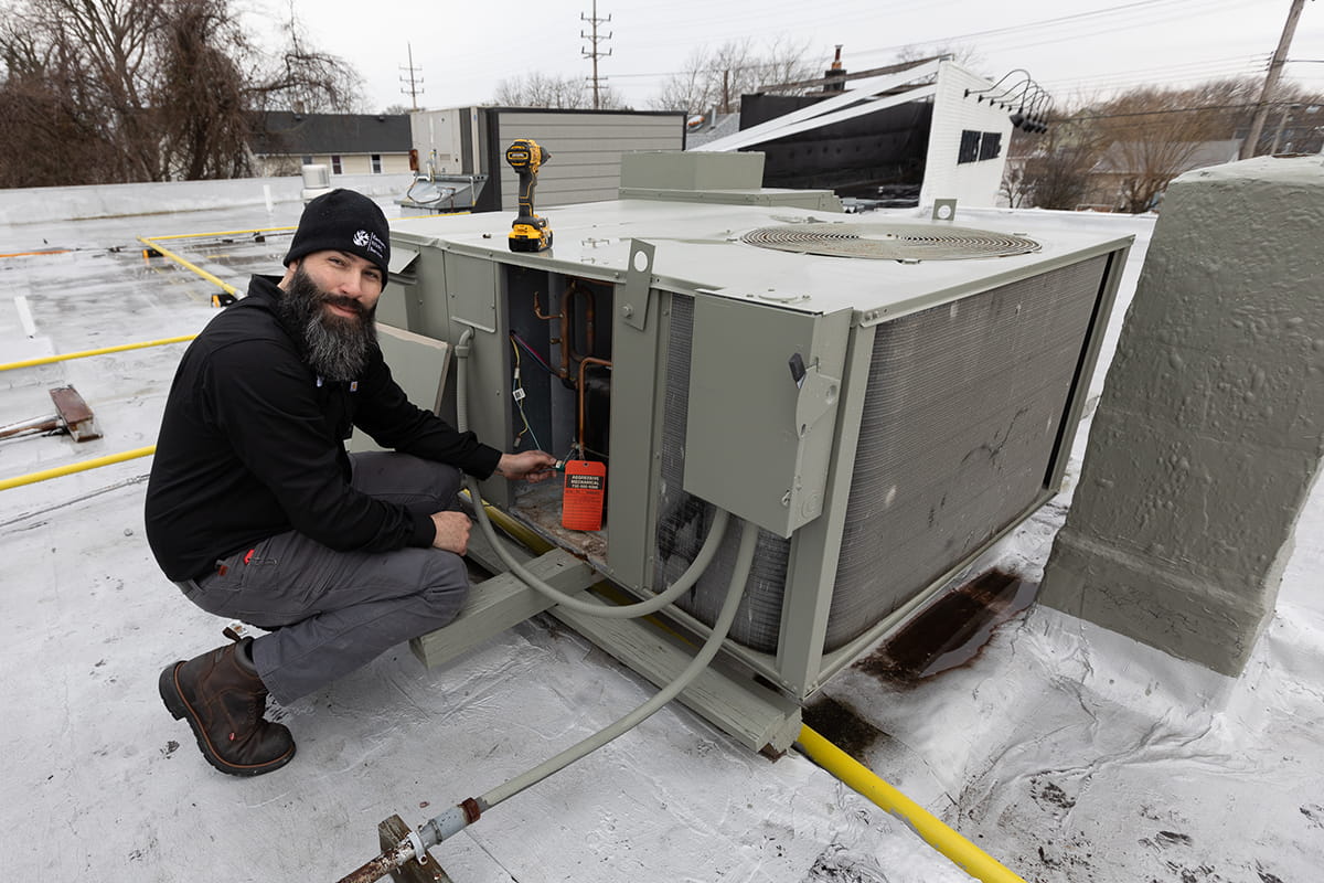 Experienced technicians providing commercial HVAC services in New Jersey